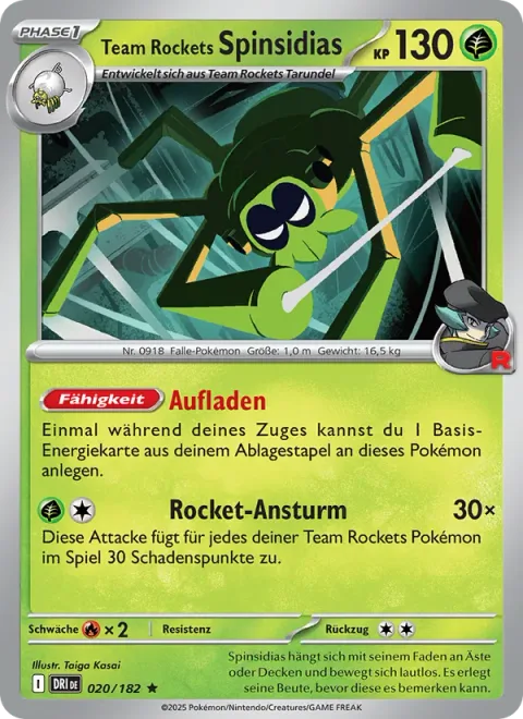 Team Rocket's Spidops [Charging Up | Rocket Rush]