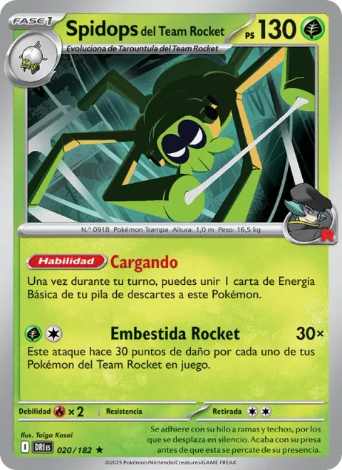 Team Rocket's Spidops [Charging Up | Rocket Rush]