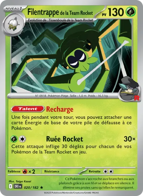 Team Rocket's Spidops [Charging Up | Rocket Rush]