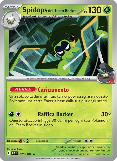 Team Rocket's Spidops [Charging Up | Rocket Rush]
