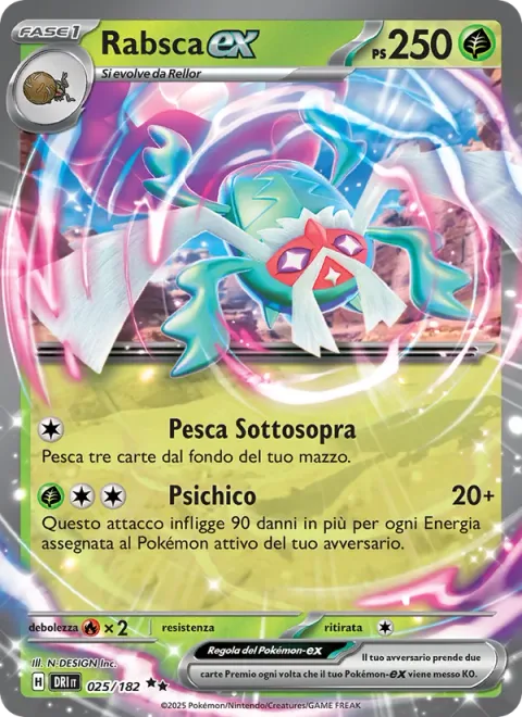 Rabsca ex [Upside Down Draw | Psychic]