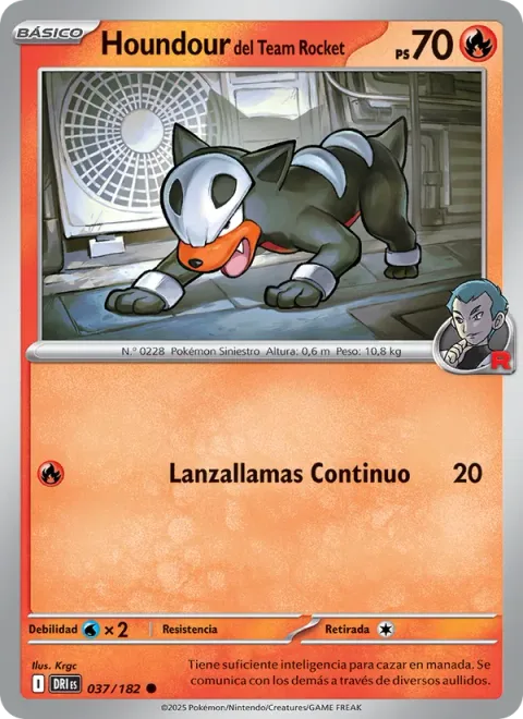 Team Rocket's Houndour [Steady Firebreathing]