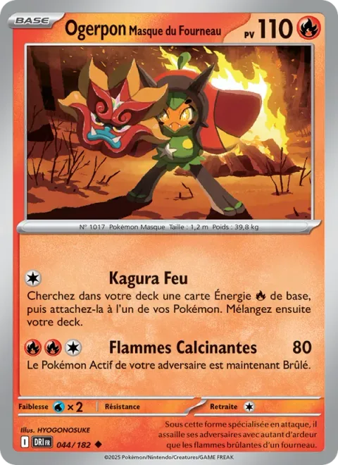Hearthflame Mask Ogerpon [Fire Kagura | Searing Flame]