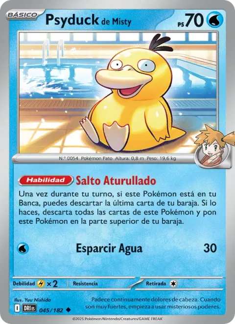 Misty's Psyduck [Flustered Leap | Sprinkle Water]