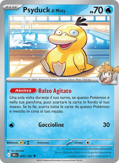 Misty's Psyduck [Flustered Leap | Sprinkle Water]