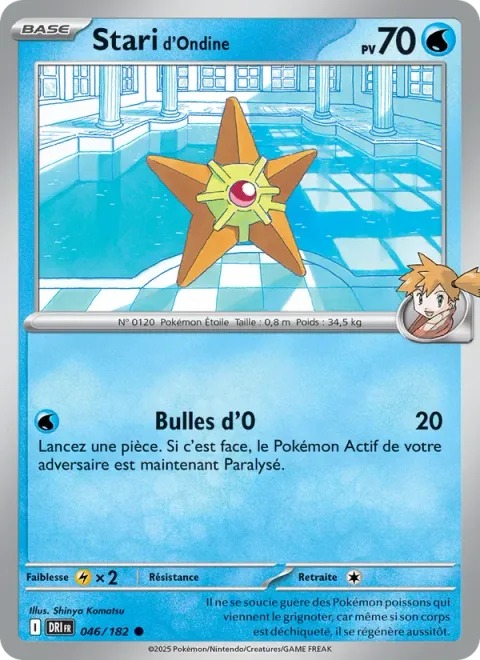 Misty's Staryu [Bubble Beam]
