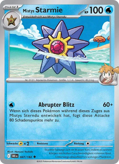 Misty's Starmie [Abrupt Flash]