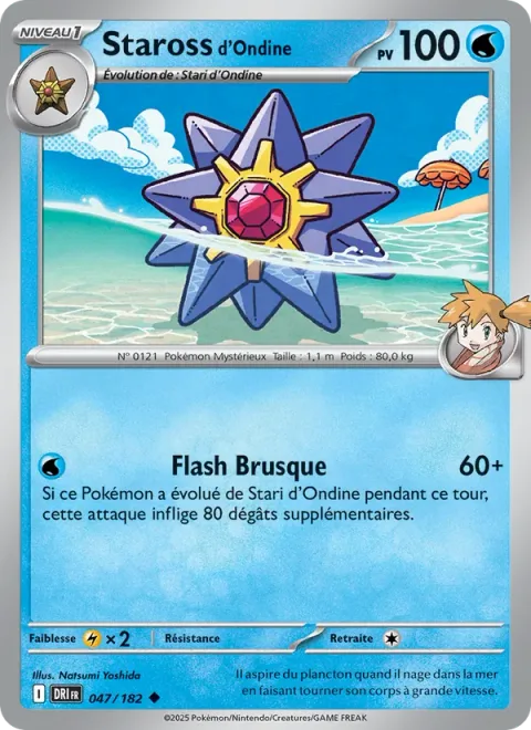Misty's Starmie [Abrupt Flash]