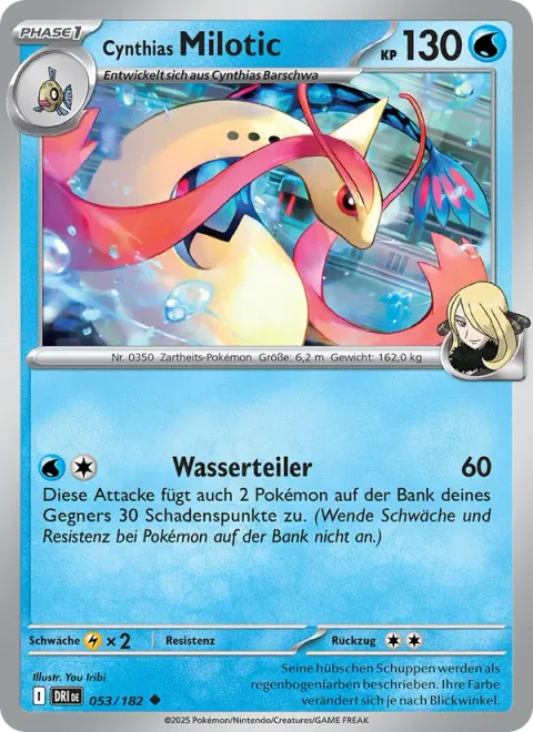 Cynthia's Milotic [Aqua Split]