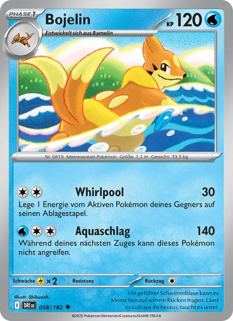 Floatzel [Whirlpool | Aqua Slash]