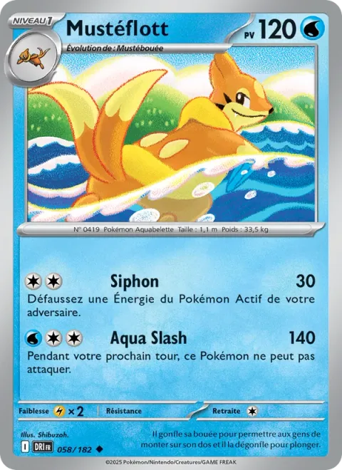 Floatzel [Whirlpool | Aqua Slash]