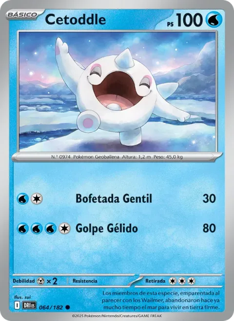 Cetoddle [Gentle Slap | Frost Smash]
