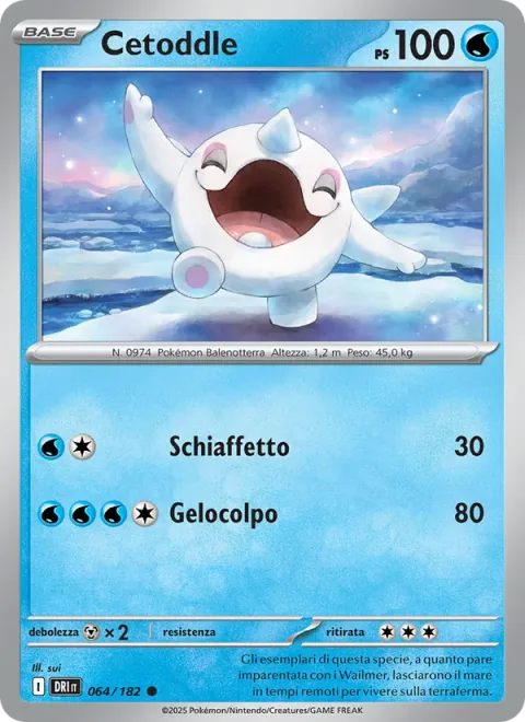 Cetoddle [Gentle Slap | Frost Smash]