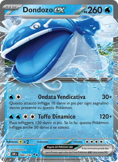 Dondozo ex [Avenging Billow | Dynamic Dive]