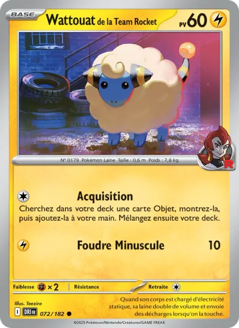 Team Rocket's Mareep [Procurement | Bad Thunder]