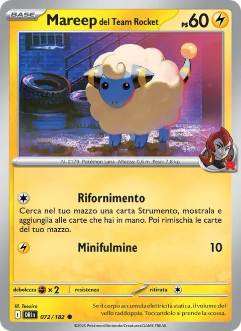 Team Rocket's Mareep [Procurement | Bad Thunder]