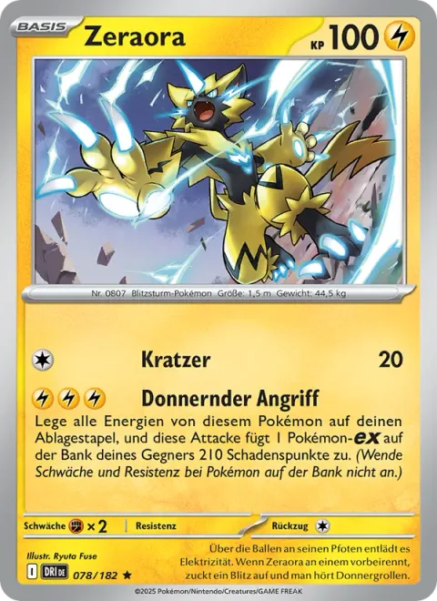Zeraora [Scratch | Thunder Raid]