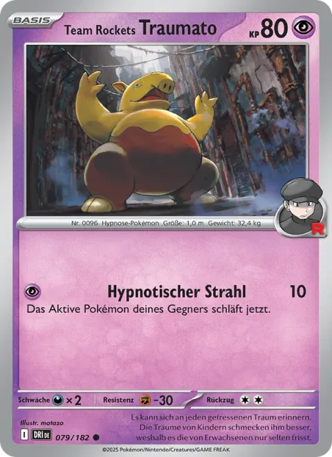 Team Rocket's Drowzee [Hypnotic Ray]