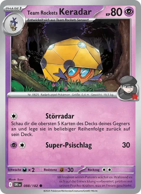 Team Rocket's Dottler [Disruptive Radar | Super Psy Bolt]