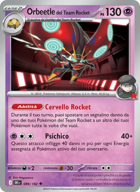 Team Rocket's Orbeetle [Rocket Brain | Psychic]