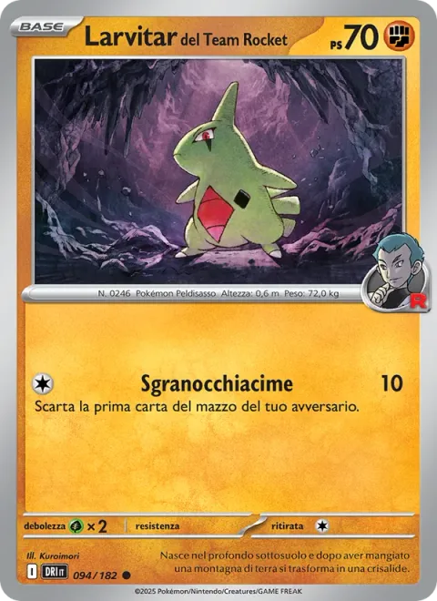 Team Rocket's Larvitar [Mountain Munch]