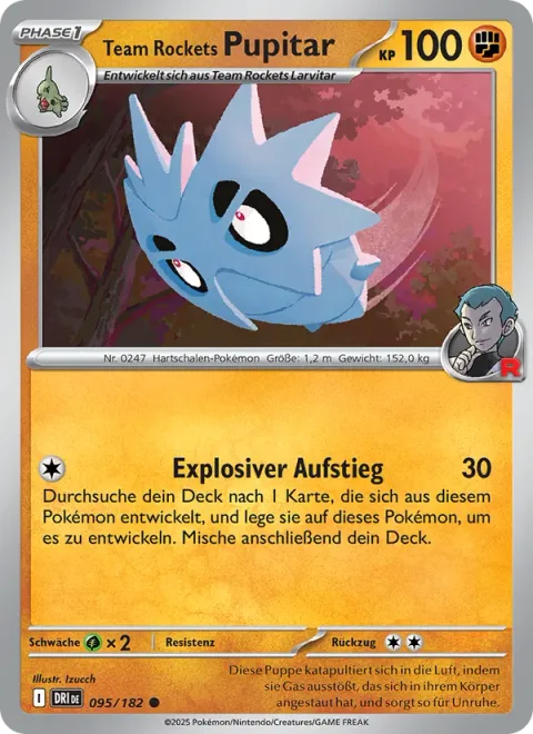 Team Rocket's Pupitar [Explosive Ascension]