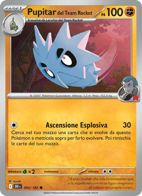 Team Rocket's Pupitar [Explosive Ascension]