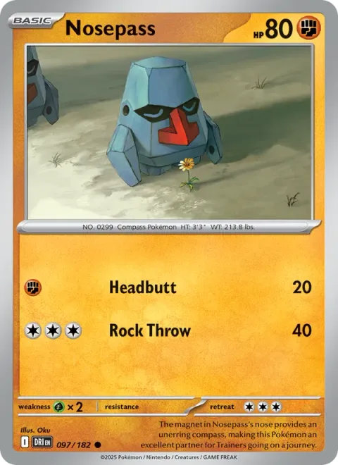 Nosepass [Headbutt | Rock Throw]