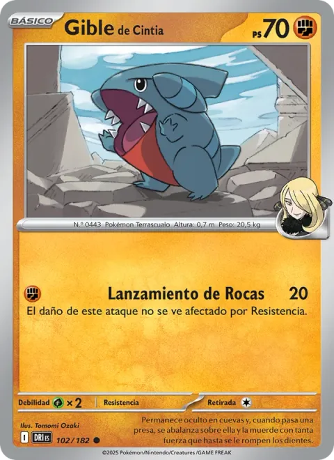Cynthia's Gible [Rock Hurl]