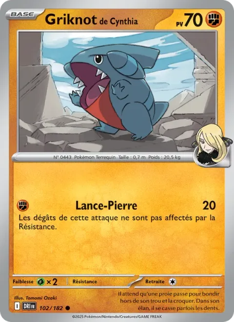 Cynthia's Gible [Rock Hurl]