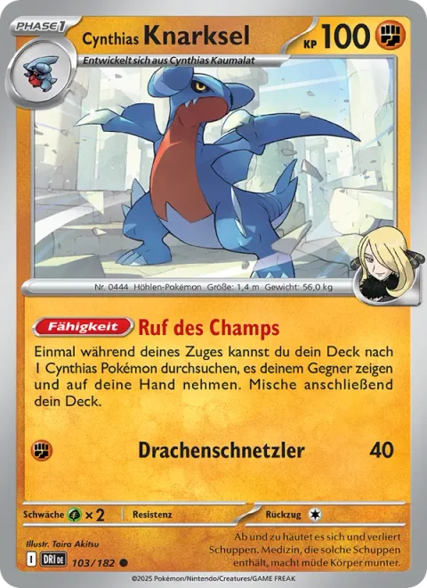 Cynthia's Gabite [Champion's Call | Dragonslice]