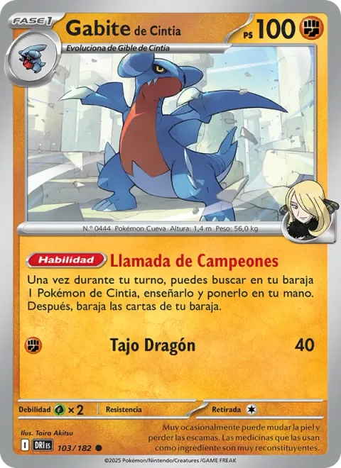 Cynthia's Gabite [Champion's Call | Dragonslice]