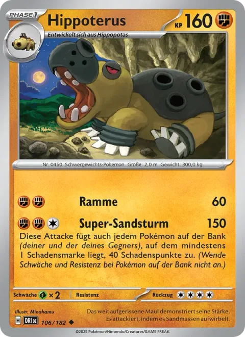 Hippowdon [Ram | Super Sandstorm]
