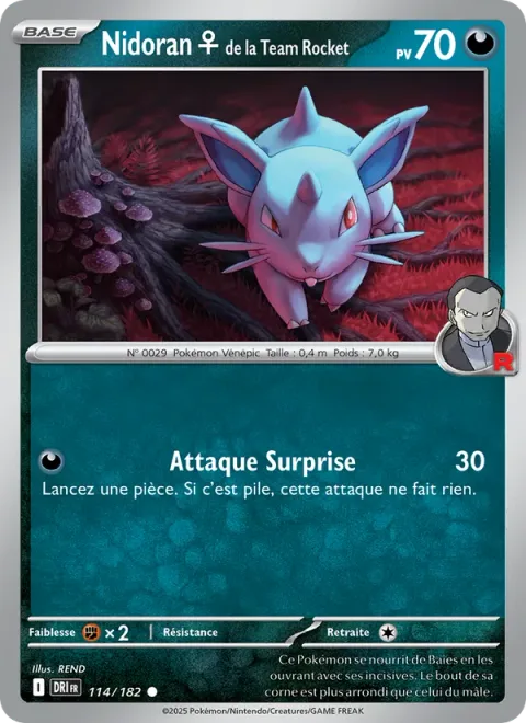 Team Rocket's Nidoran [F] [Surprise Attack]