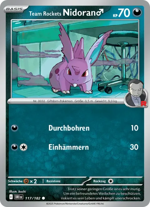 Team Rocket's Nidoran [M] [Pierce | Hammer In]