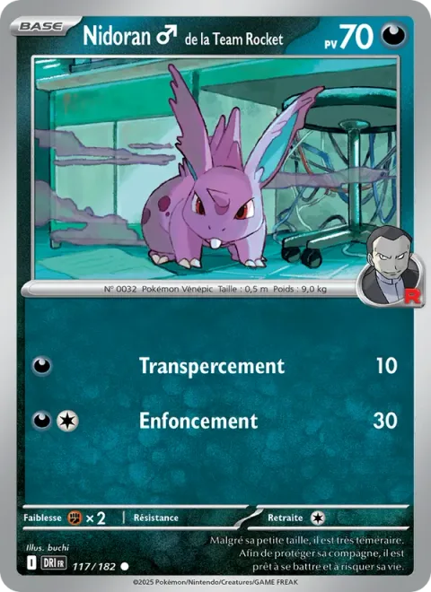 Team Rocket's Nidoran [M] [Pierce | Hammer In]