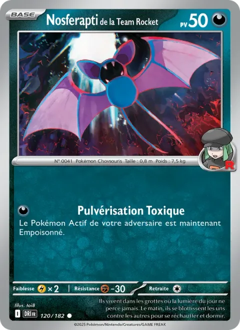 Team Rocket's Zubat [Poison Spray]