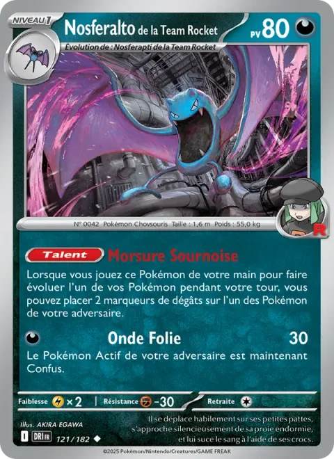 Team Rocket's Golbat [Sneaky Bite | Confuse Ray]