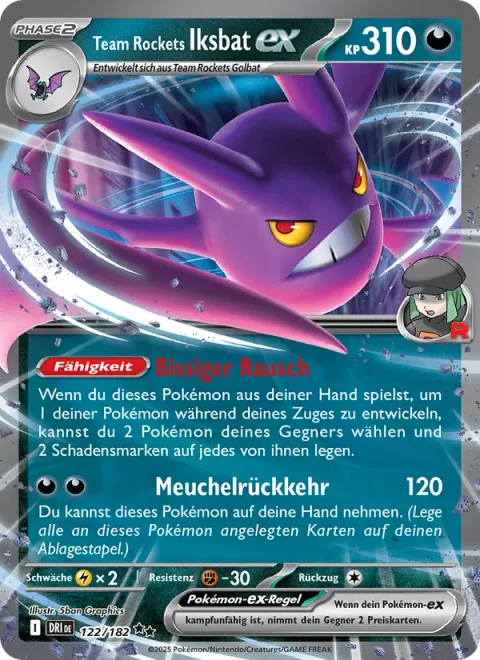 Team Rocket's Crobat ex [Biting Spree | Assassin's Return]