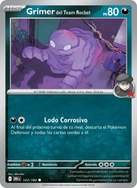 Team Rocket's Grimer [Corrosive Sludge]