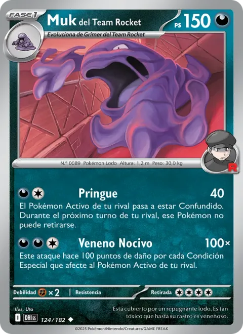 Team Rocket's Muk [Gooped Up | Hazardous Venom]