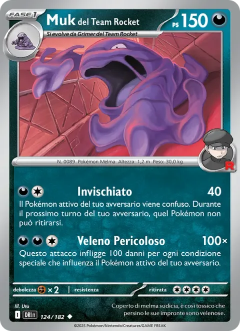 Team Rocket's Muk [Gooped Up | Hazardous Venom]