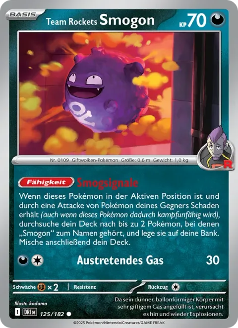 Team Rocket's Koffing [Smog Signals | Leaking Gas]