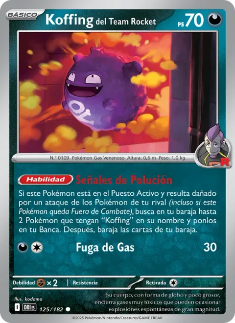 Team Rocket's Koffing [Smog Signals | Leaking Gas]