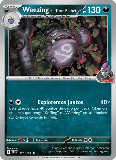 Team Rocket's Weezing [Explode Together Now]