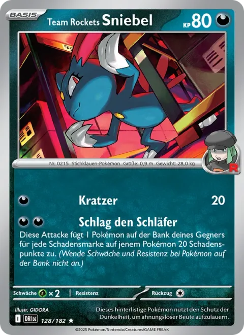 Team Rocket's Sneasel [Scratch | Strike the Sleeper]