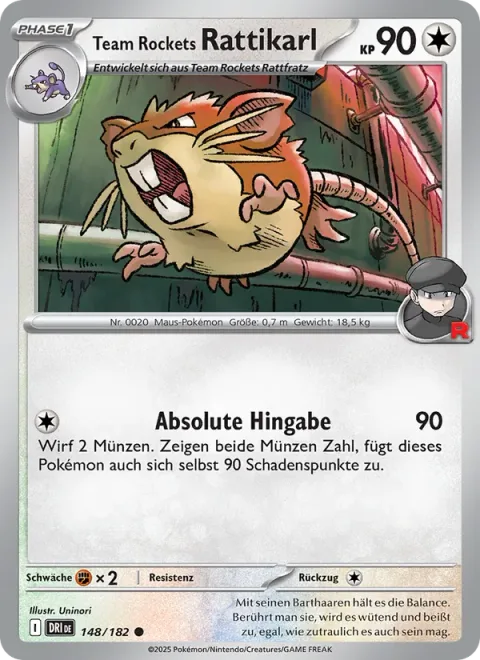 Team Rocket's Raticate [Reckless Abandon]
