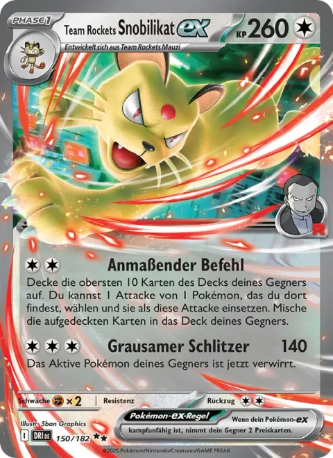 Team Rocket's Persian ex [Haughty Order | Cruel Slash]