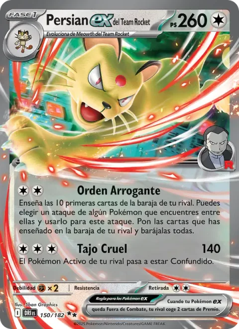 Team Rocket's Persian ex [Haughty Order | Cruel Slash]