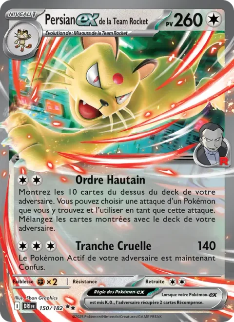 Team Rocket's Persian ex [Haughty Order | Cruel Slash]